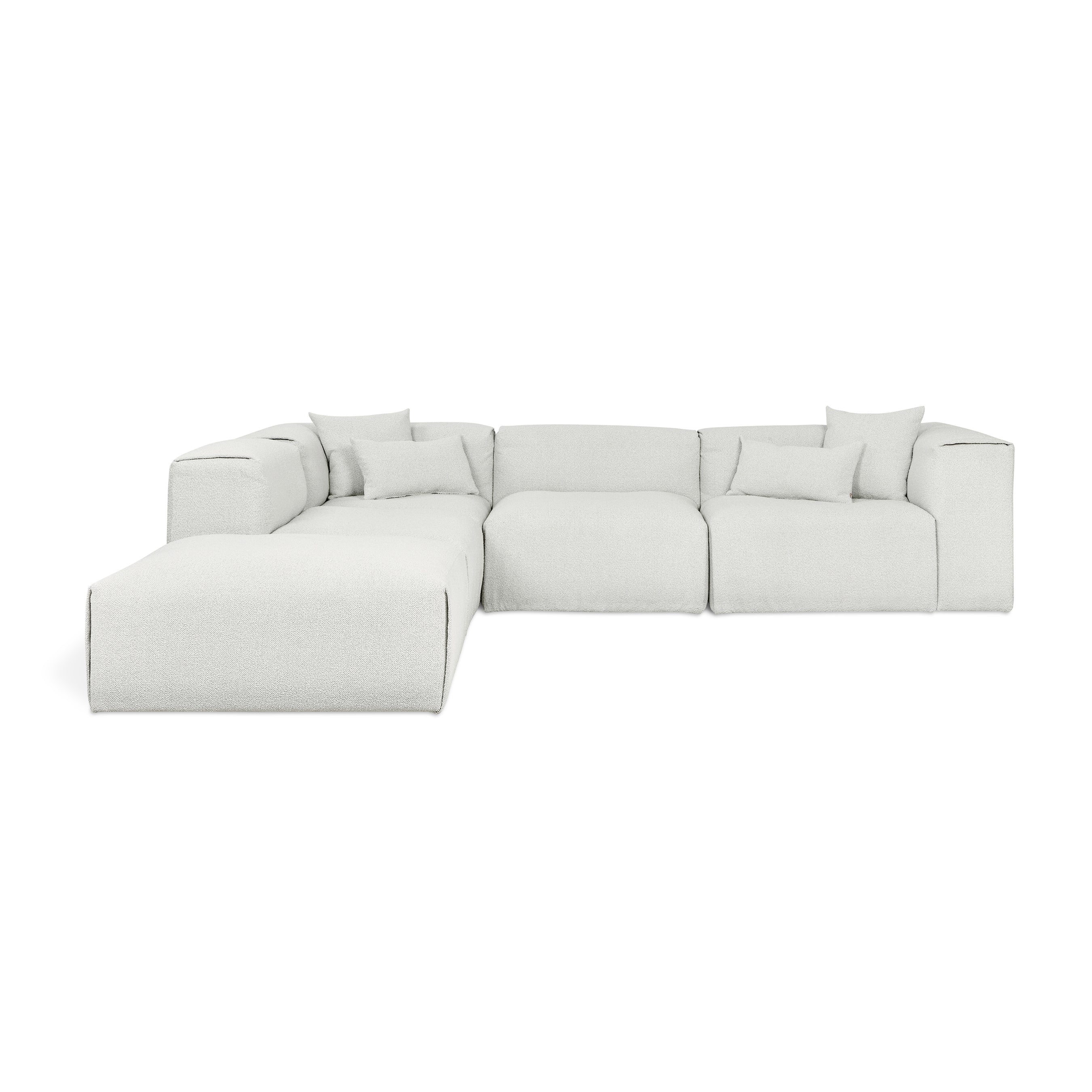 Gus* Nest Modular 5-PC Sectional FURNITURE - sofa Gus Morris Fog