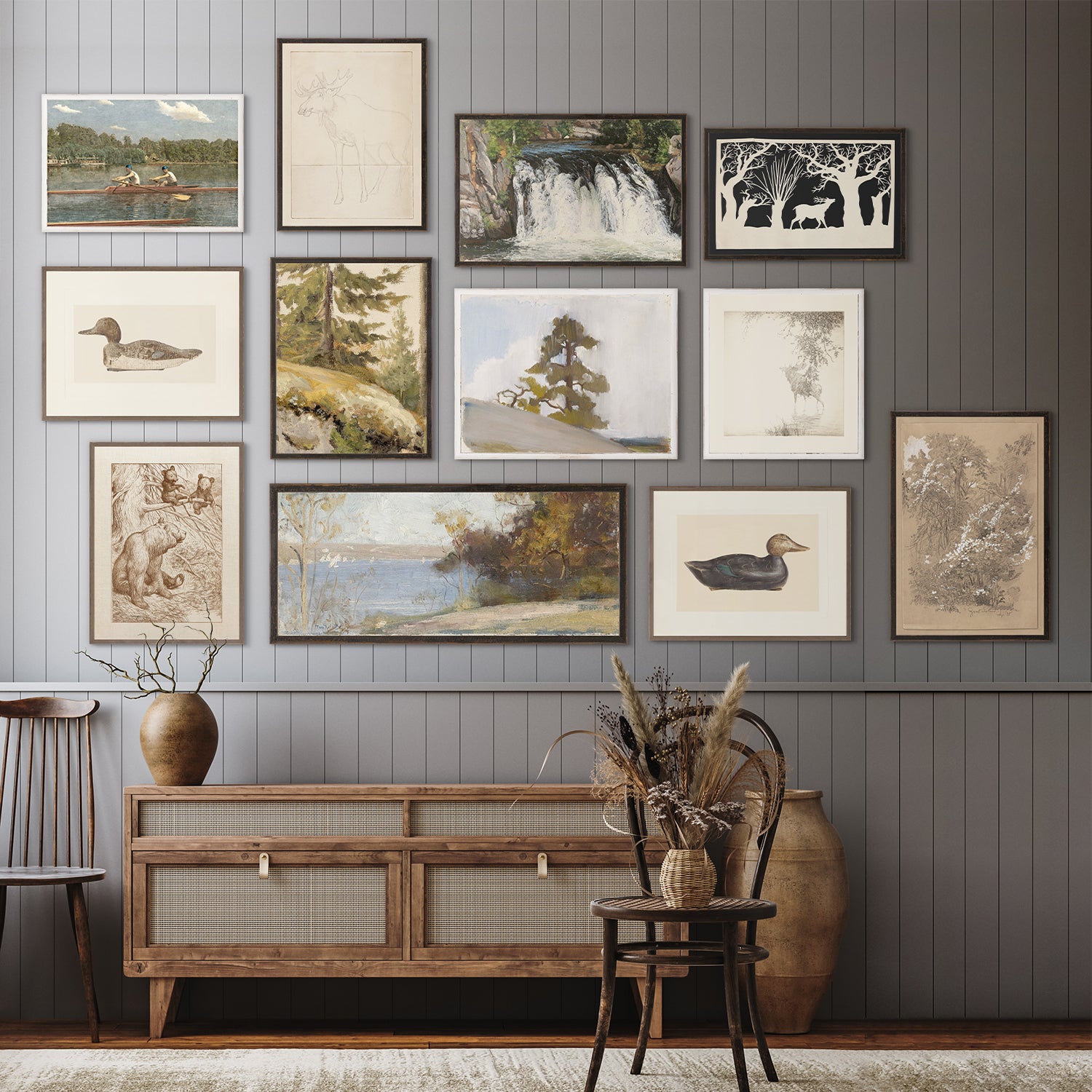 "Decoy Duck II" Framed Art Print ARTWORK - framed print Celadon Art