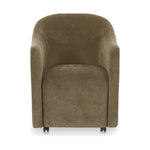 Drava Rolling Dining Chair FURNITURE - dining chair Moe's Furniture Green