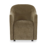 Drava Rolling Dining Chair FURNITURE - dining chair Moe's Furniture Green
