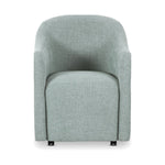 Drava Rolling Dining Chair FURNITURE - dining chair Moe's Furniture Blue