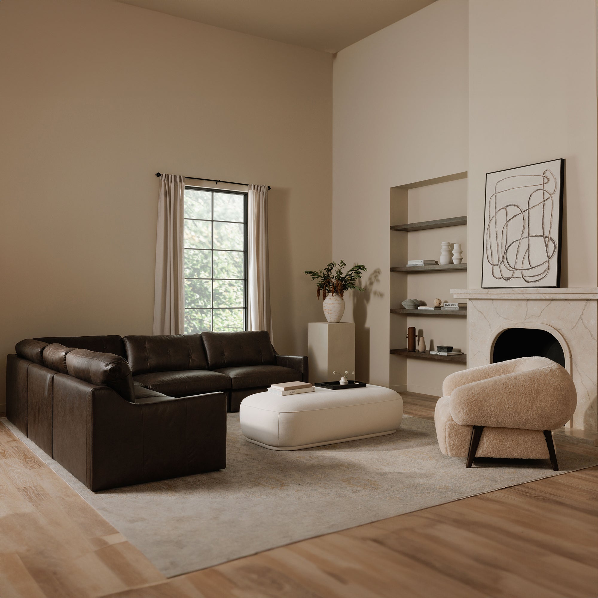 Devlin Lounge Chair FURNITURE - lounge chair Moe's Furniture