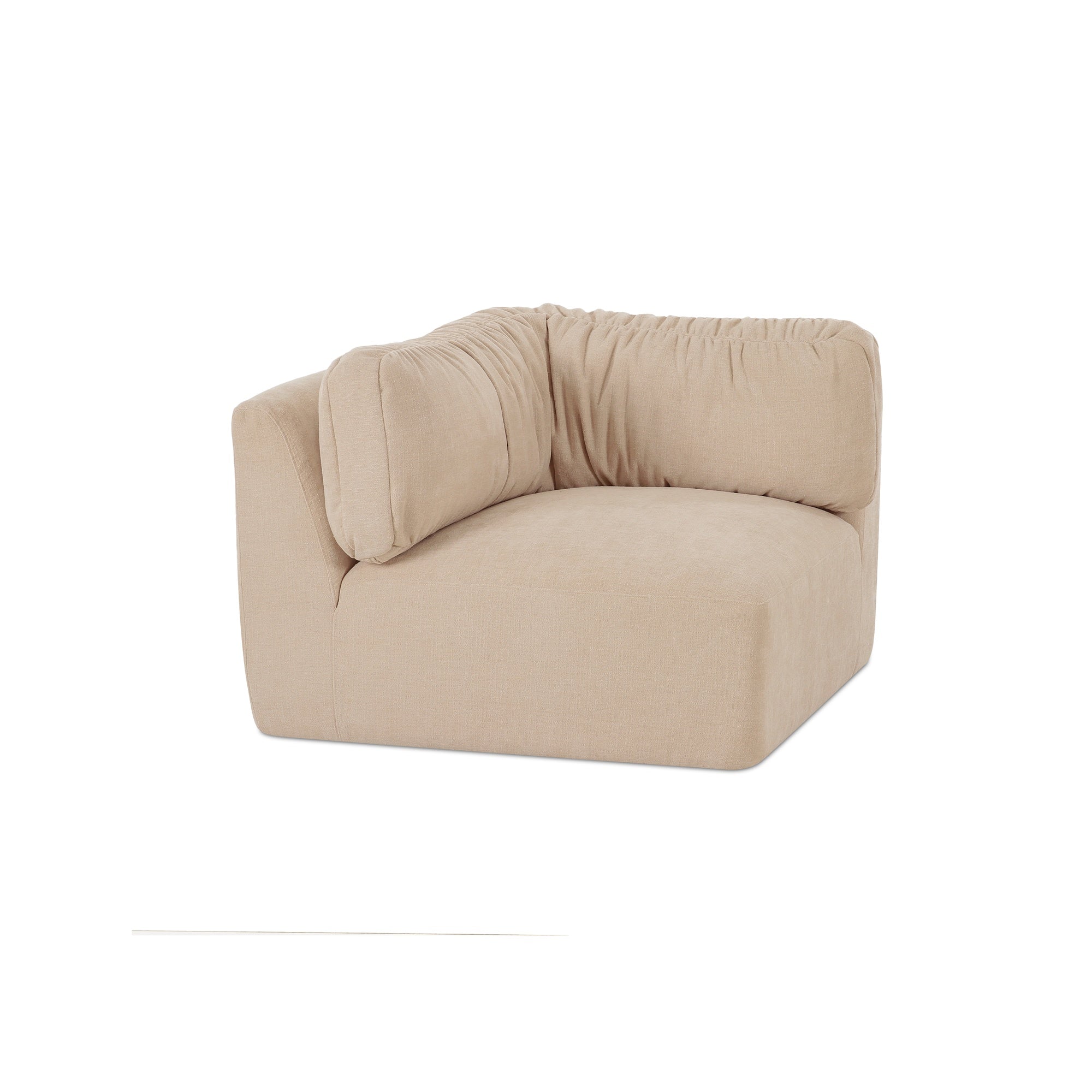 Mateena Corner Chair FURNITURE - lounge chair Moe's Furniture