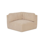 Mateena Corner Chair FURNITURE - lounge chair Moe's Furniture Oatmeal