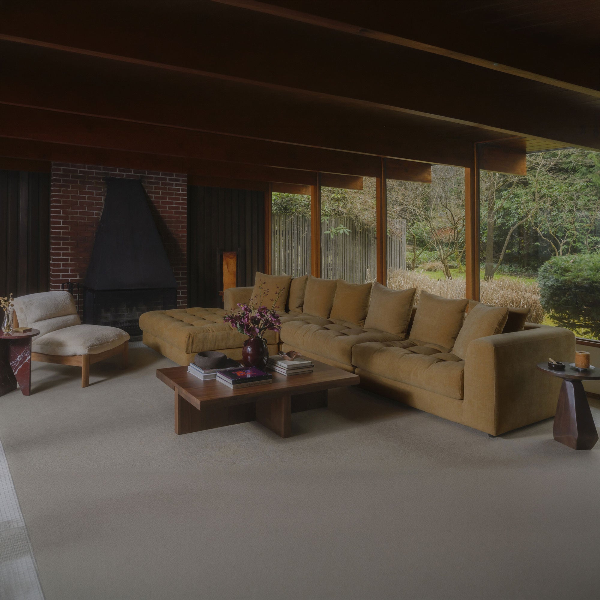 Damek Ottoman FURNITURE - ottoman Moe's Furniture