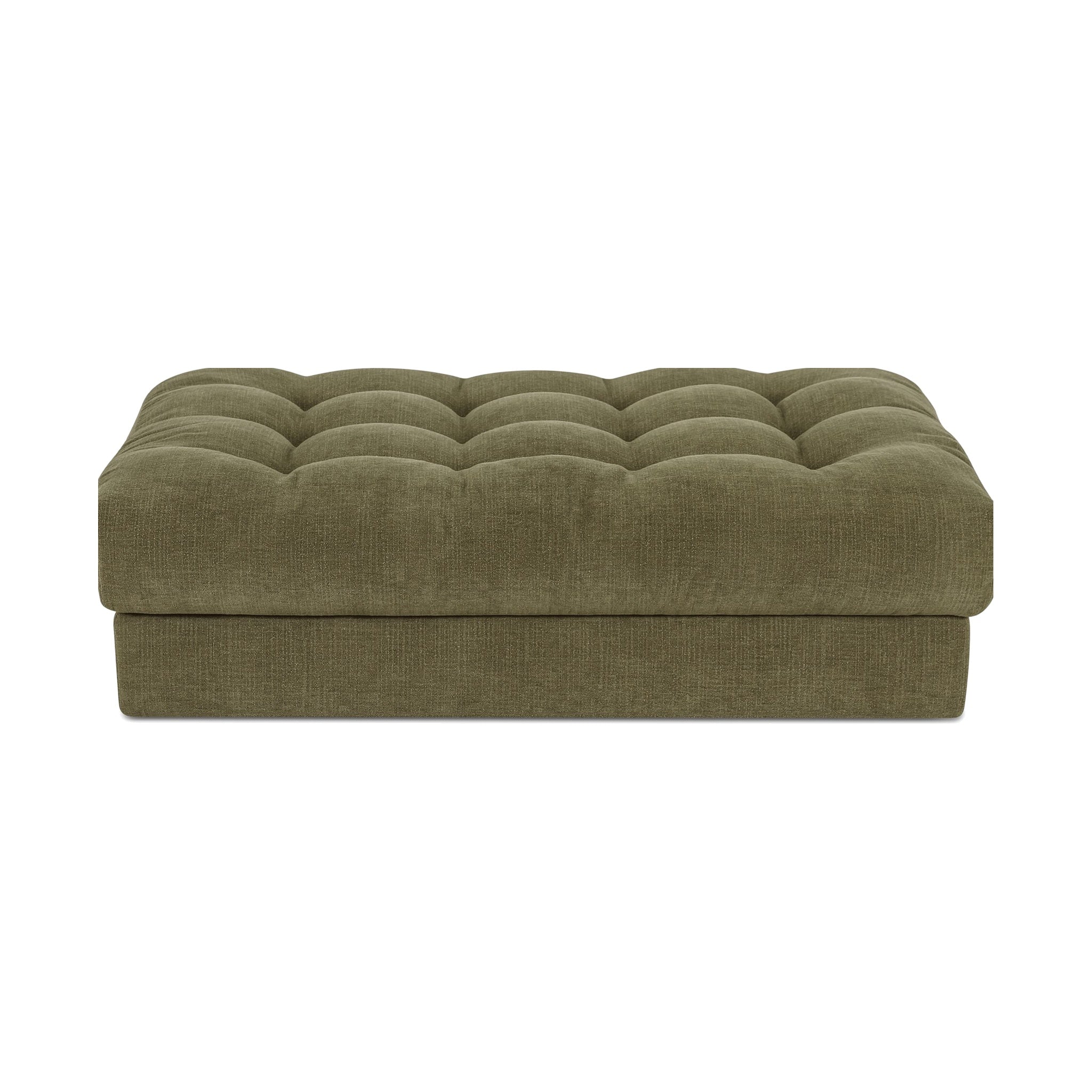Damek Ottoman FURNITURE - ottoman Moe's Furniture Green