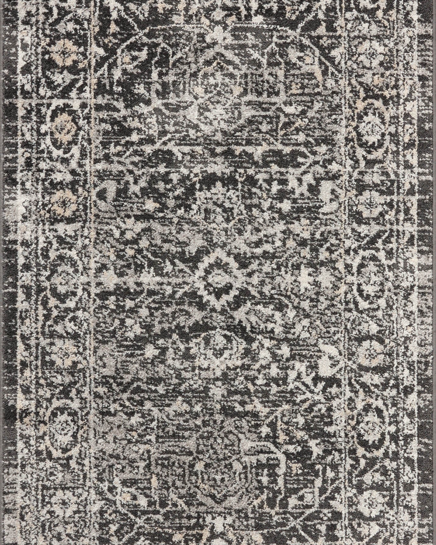 Loloi Odette Charcoal / Silver Rug 0-RUGS-patterned Loloi
