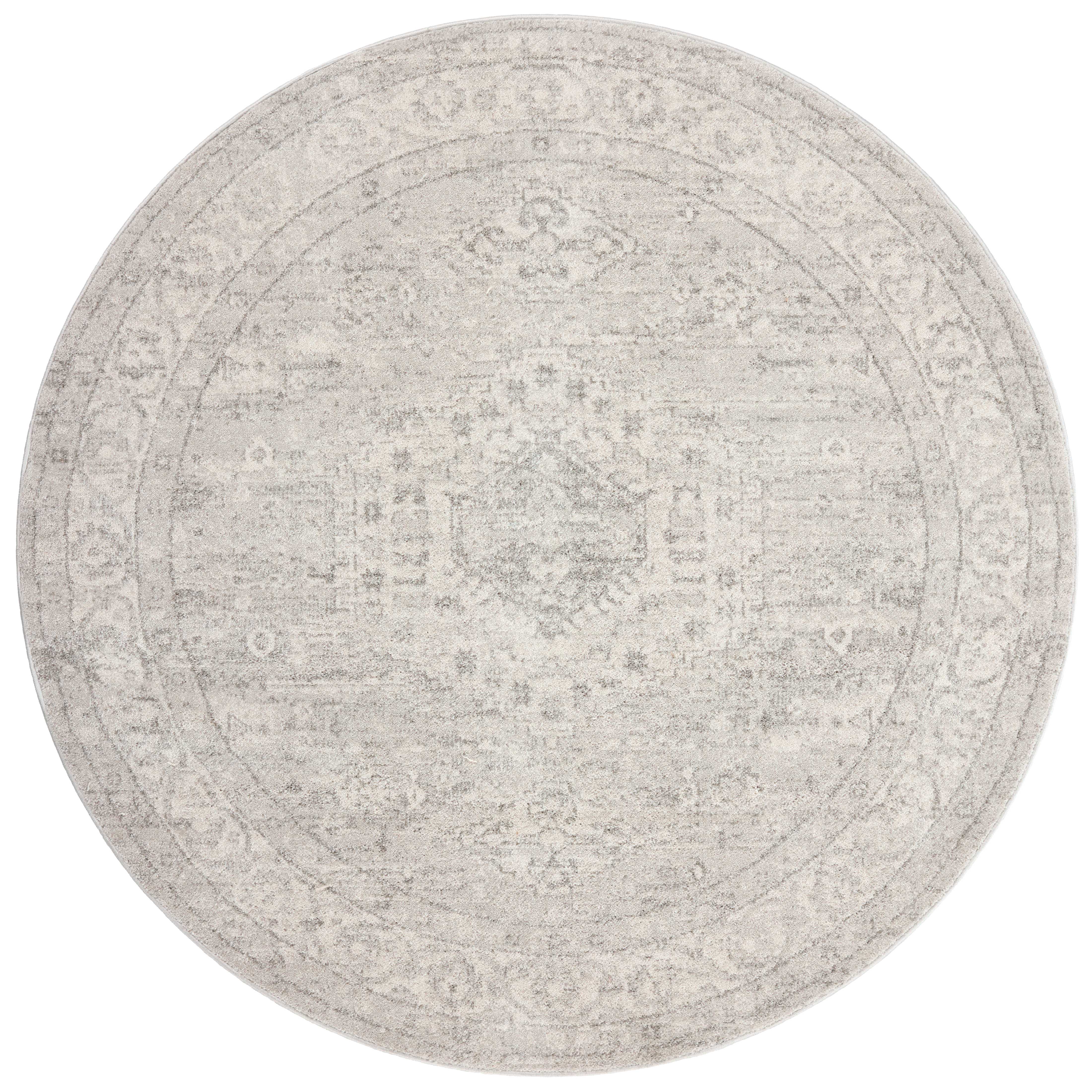 Loloi Odette Silver / Ivory Rug 0-RUGS-patterned Loloi