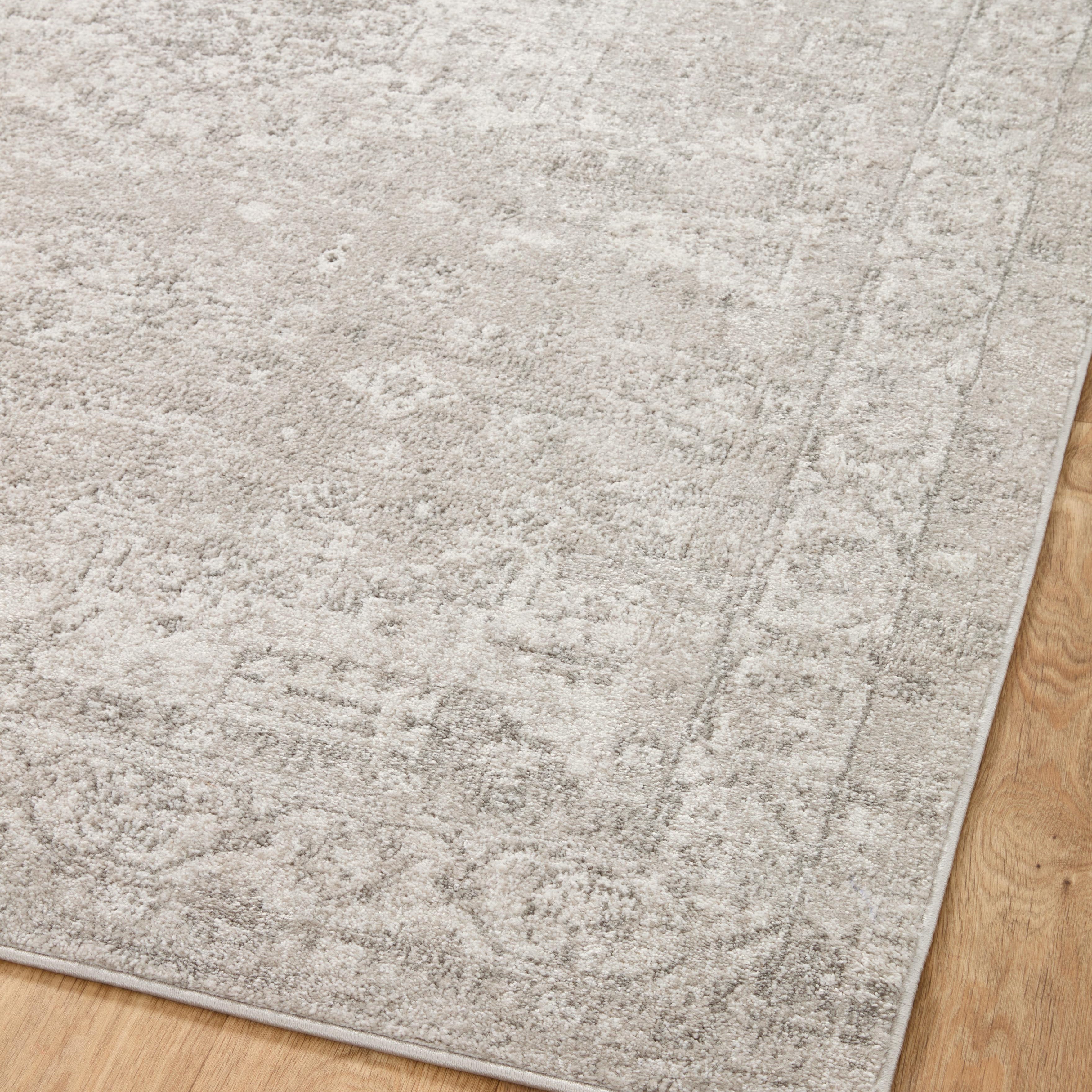 Loloi Odette Silver / Ivory Rug 0-RUGS-patterned Loloi