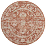 Loloi Odette Rust / Ivory Rug 0-RUGS-patterned Loloi