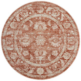 Loloi Odette Rust / Ivory Rug 0-RUGS-patterned Loloi