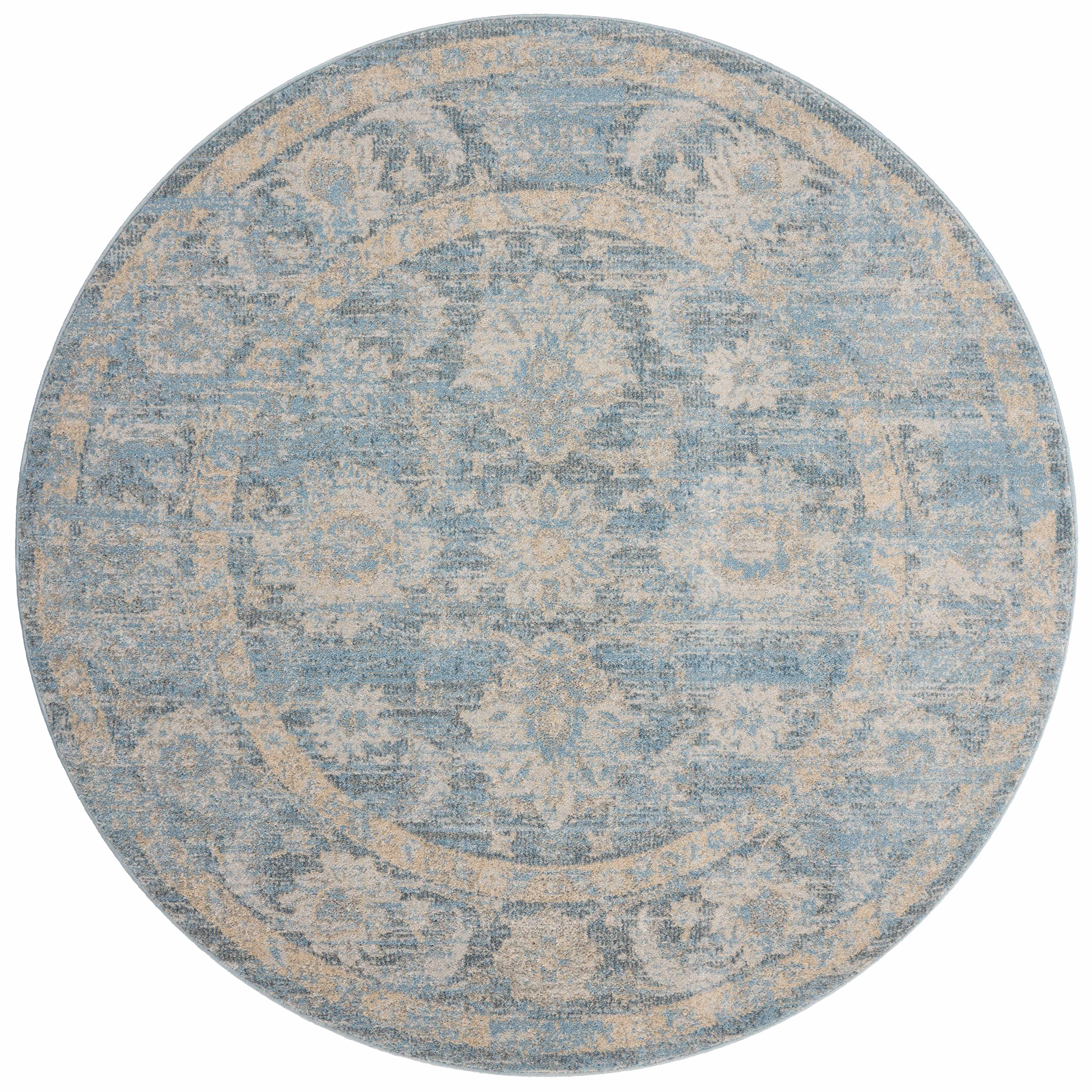 Loloi Odette Sky / Beige Rug 0-RUGS-patterned Loloi