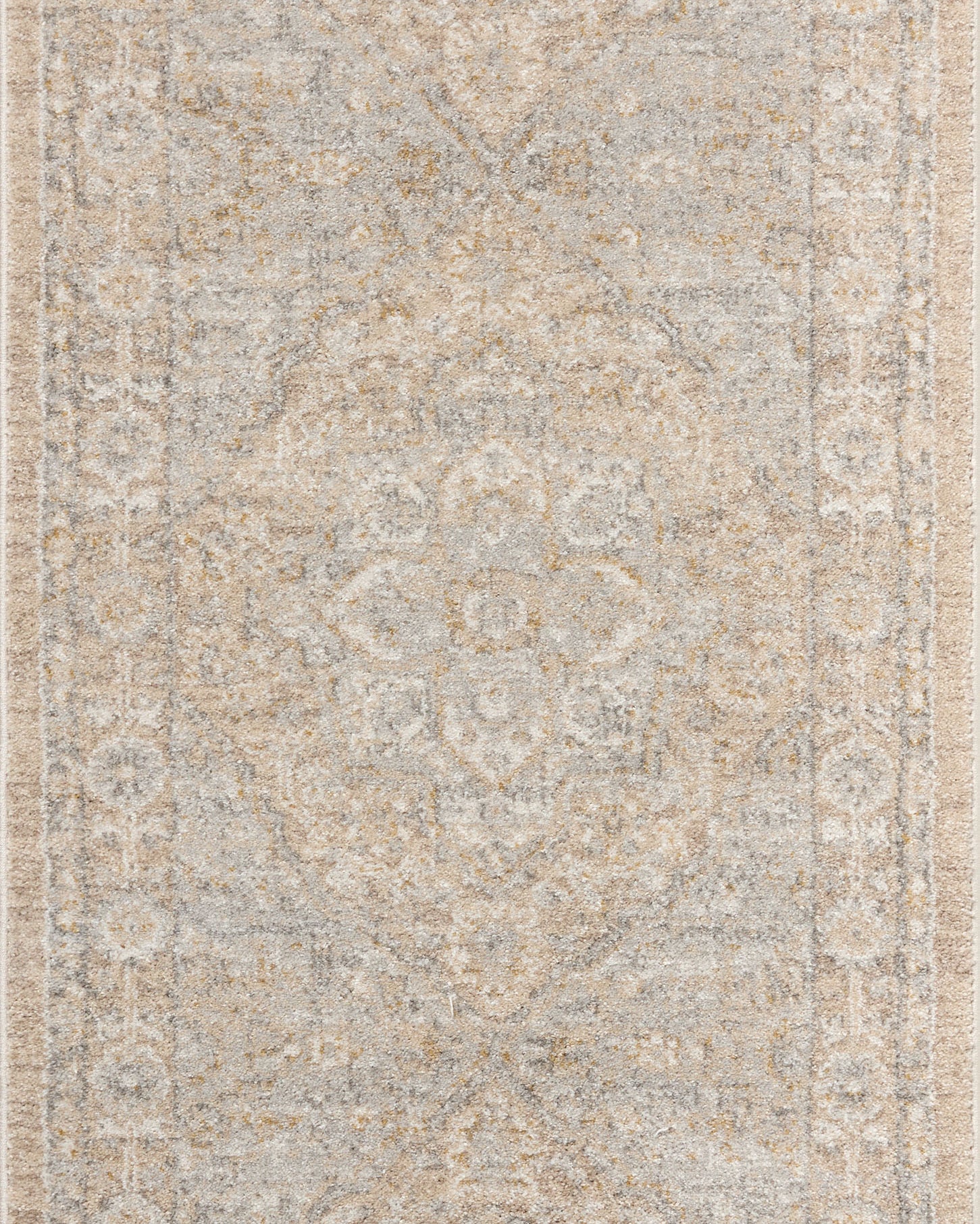 Loloi Odette Beige / Silver Rug 0-RUGS-patterned Loloi