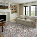 Loloi Odette Sky / Rust Rug 0-RUGS-patterned Loloi