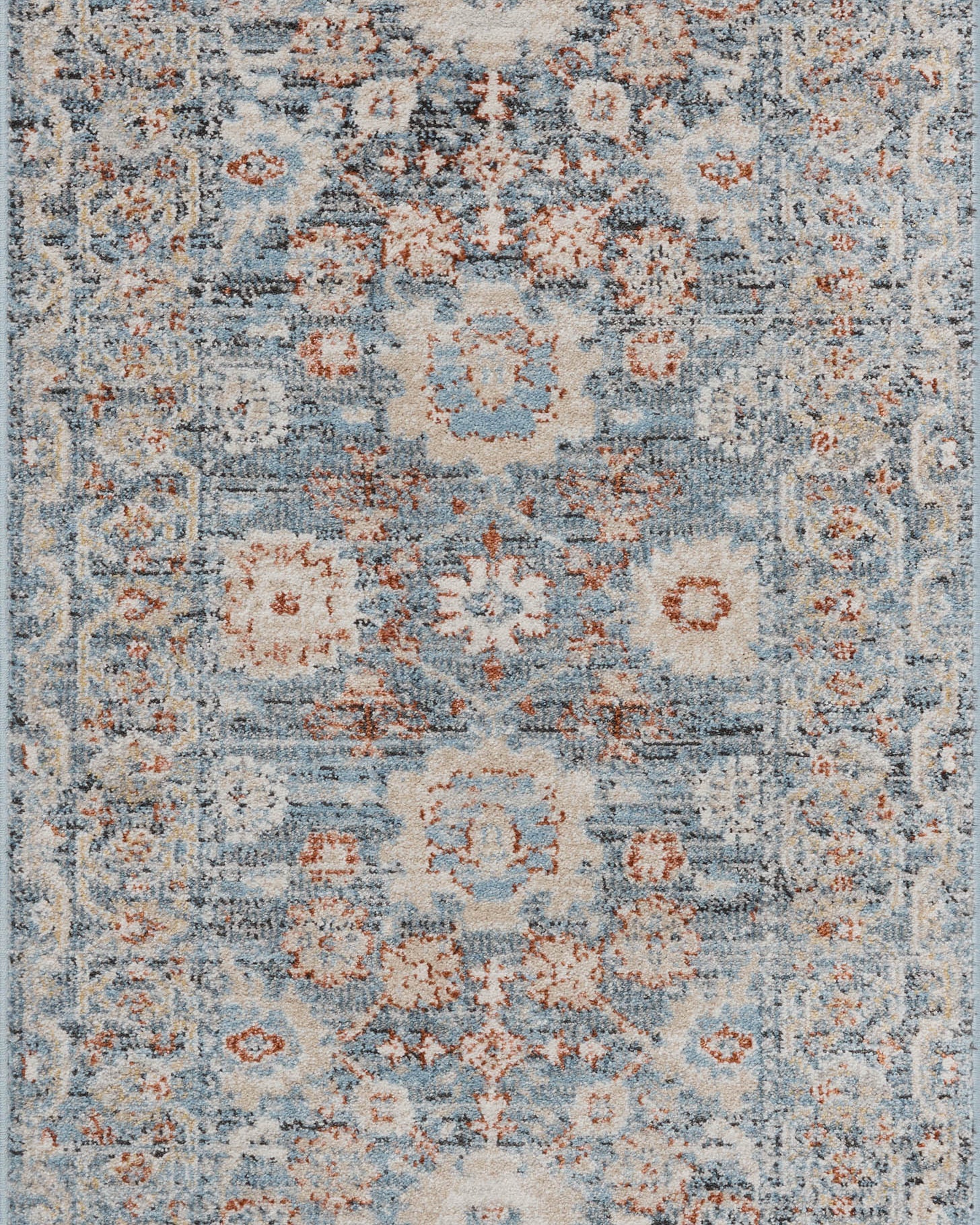Loloi Odette Sky / Rust Rug 0-RUGS-patterned Loloi