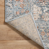 Loloi Odette Sky / Rust Rug 0-RUGS-patterned Loloi