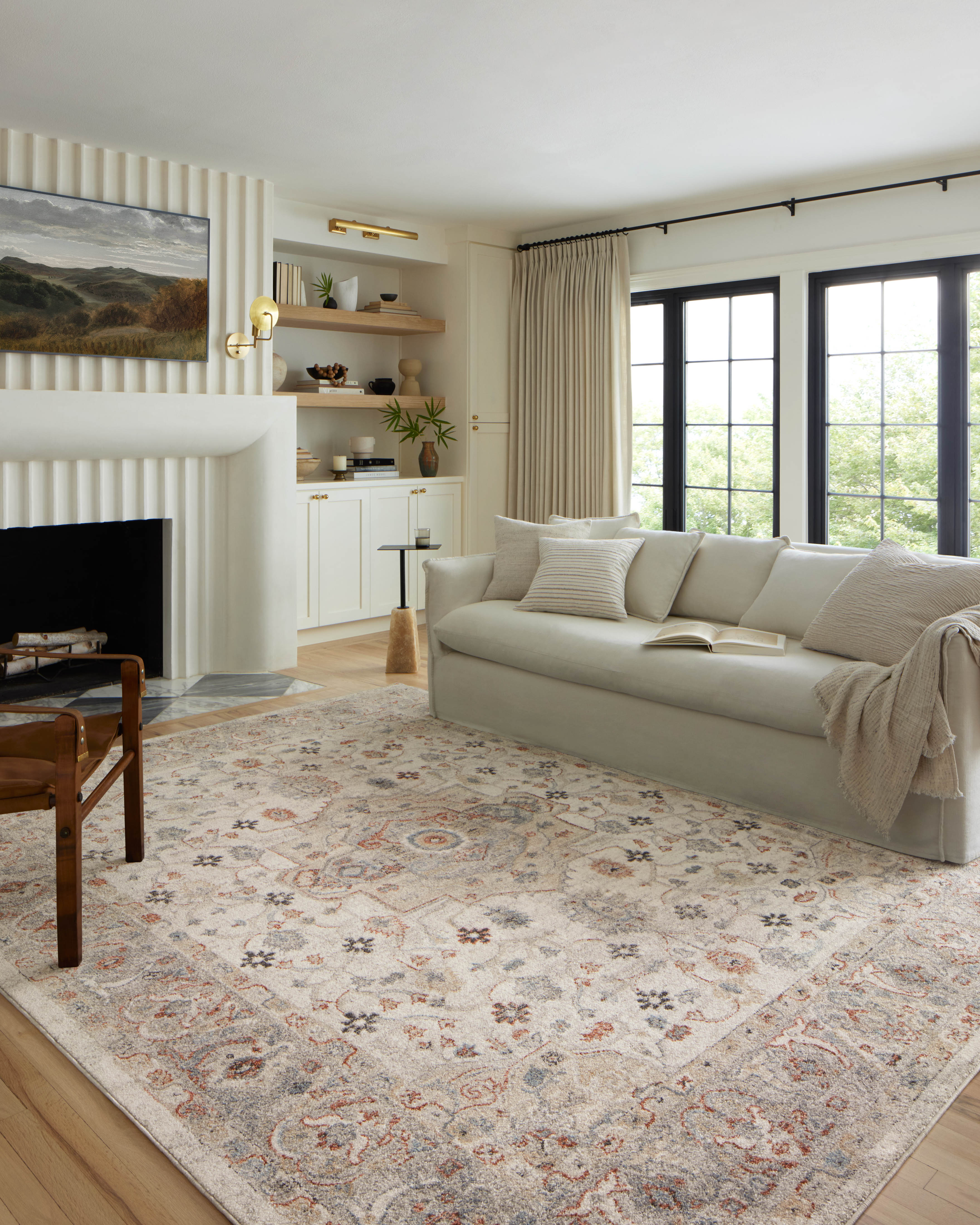 Loloi Odette Ivory / Multi Rug 0-RUGS-patterned Loloi