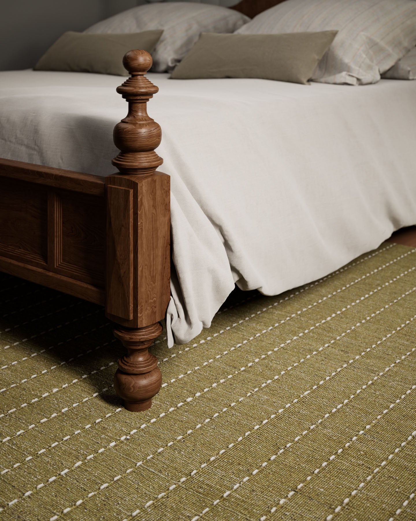 Olivier Stripe Hand Loomed Rug RUGS - wool Momeni