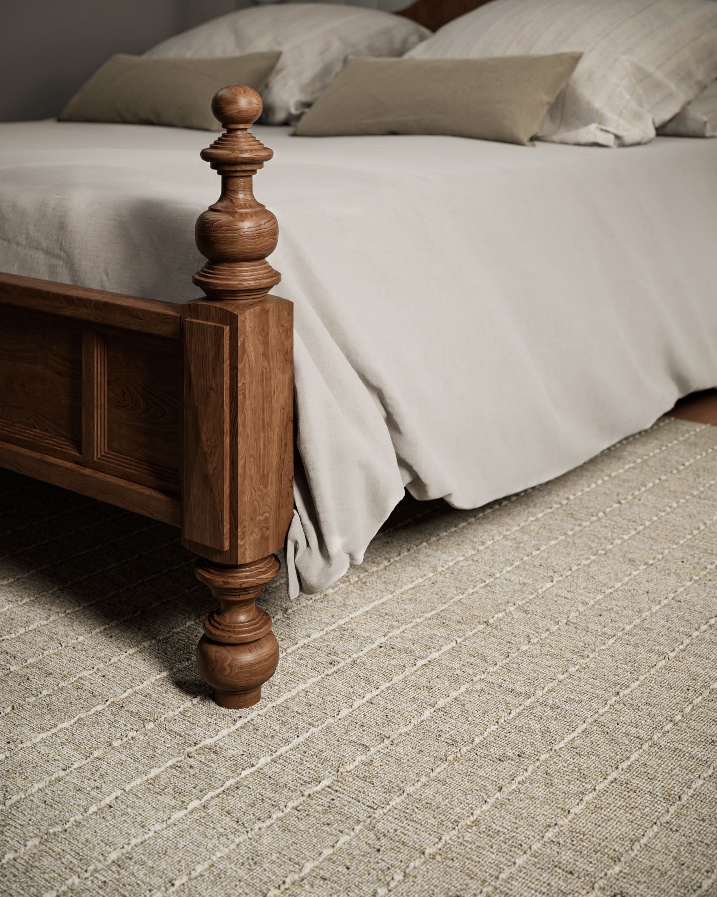 Olivier Stripe Hand Loomed Rug RUGS - wool Momeni