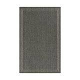 Olivier Border Hand Loomed Rug RUGS - wool Momeni Charcoal 2'3" x 8' Runner