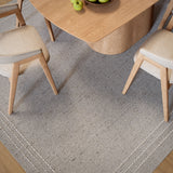 Olivier Border Hand Loomed Rug RUGS - wool Momeni