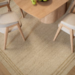 Olivier Border Hand Loomed Rug RUGS - wool Momeni