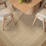 Olivier Border Hand Loomed Rug RUGS - wool Momeni