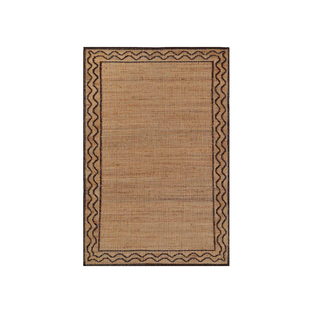 Orchard Ripple Hand Woven Jute Rug RUGS - jute Momeni Brown 2' x 3'