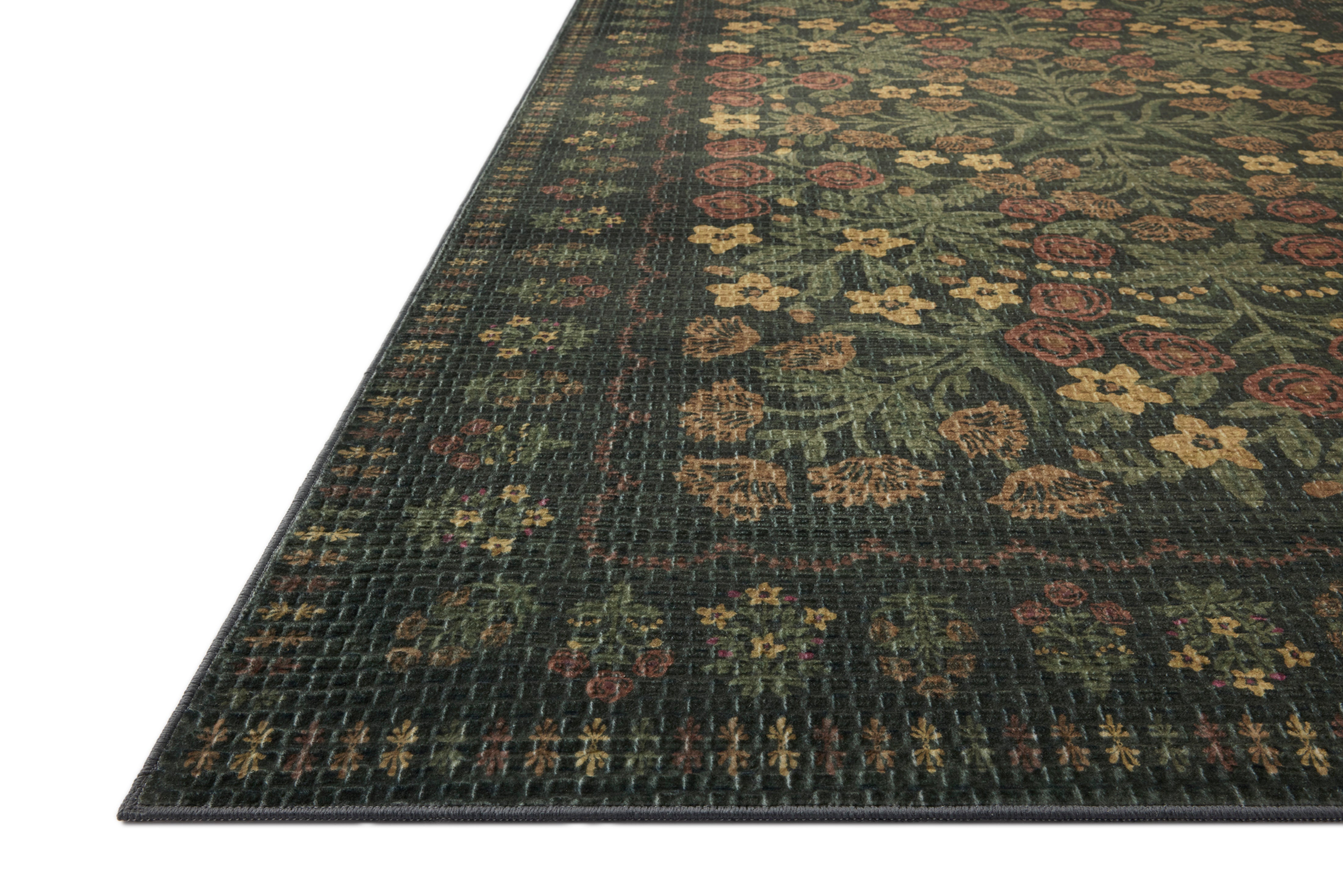 Rifle Paper Co. x Loloi Orchard Forest / Multi Machine Washable Rug RUGS - synthetic Loloi