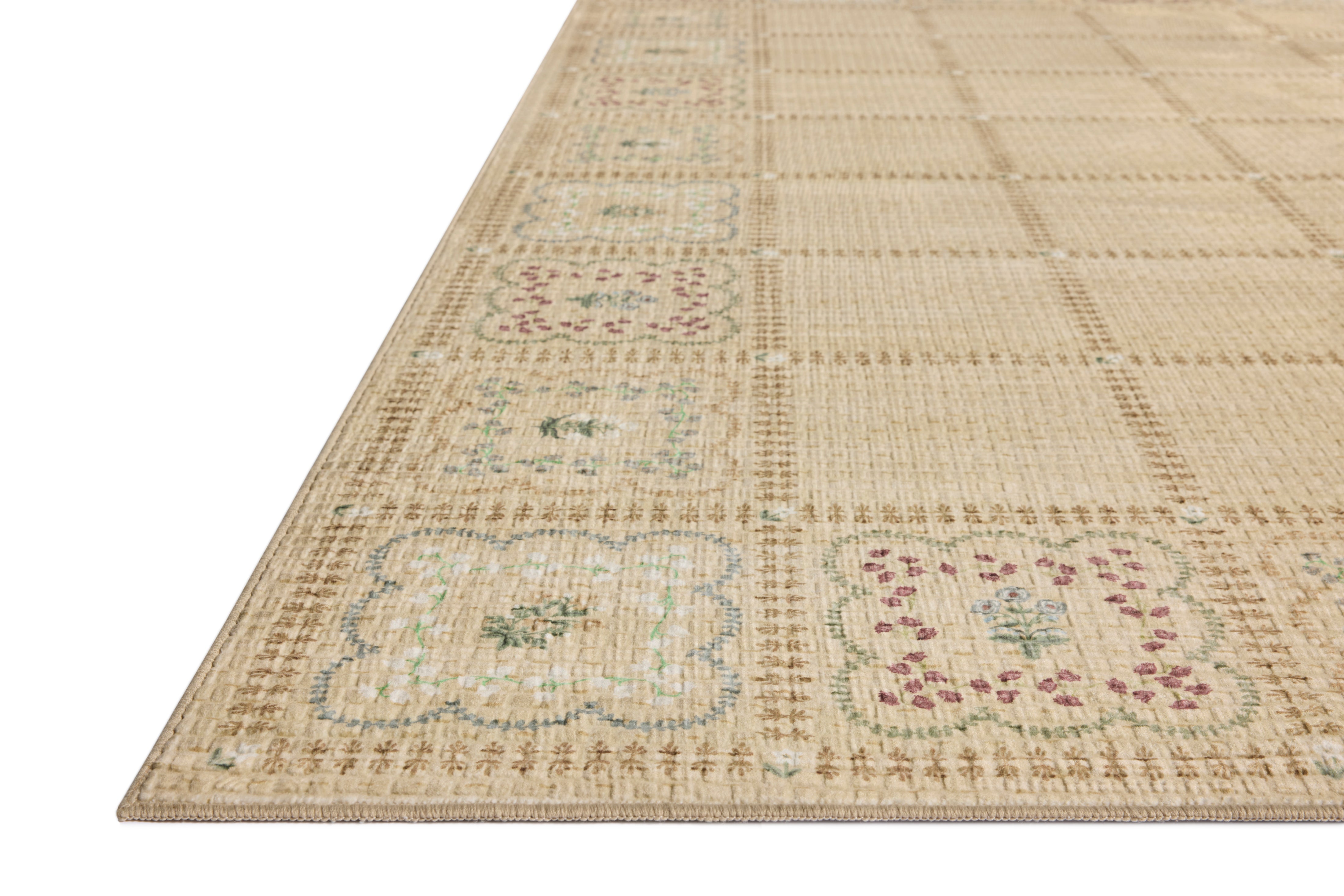 Rifle Paper Co. x Loloi Orchard Natural / Multi Machine Washable Rug RUGS - synthetic Loloi