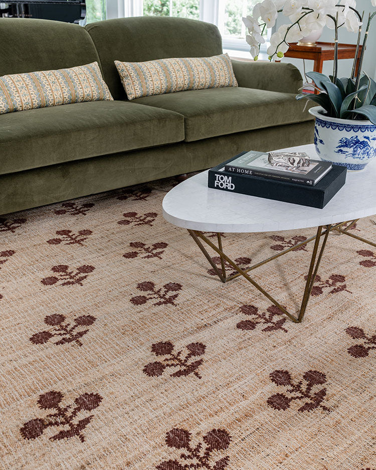 Orchard Bloom Hand Woven Jute Rug RUGS - jute Momeni
