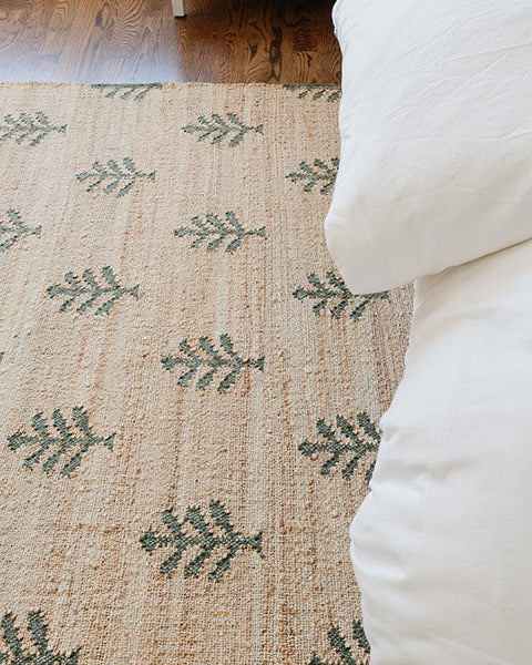 Orchard Verdure Hand Woven Jute Rug RUGS - jute Momeni