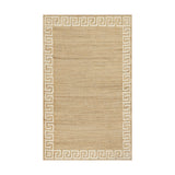 Orchard Greek Key Hand Woven Jute Rug RUGS - jute Momeni Ivory 2' X 3'