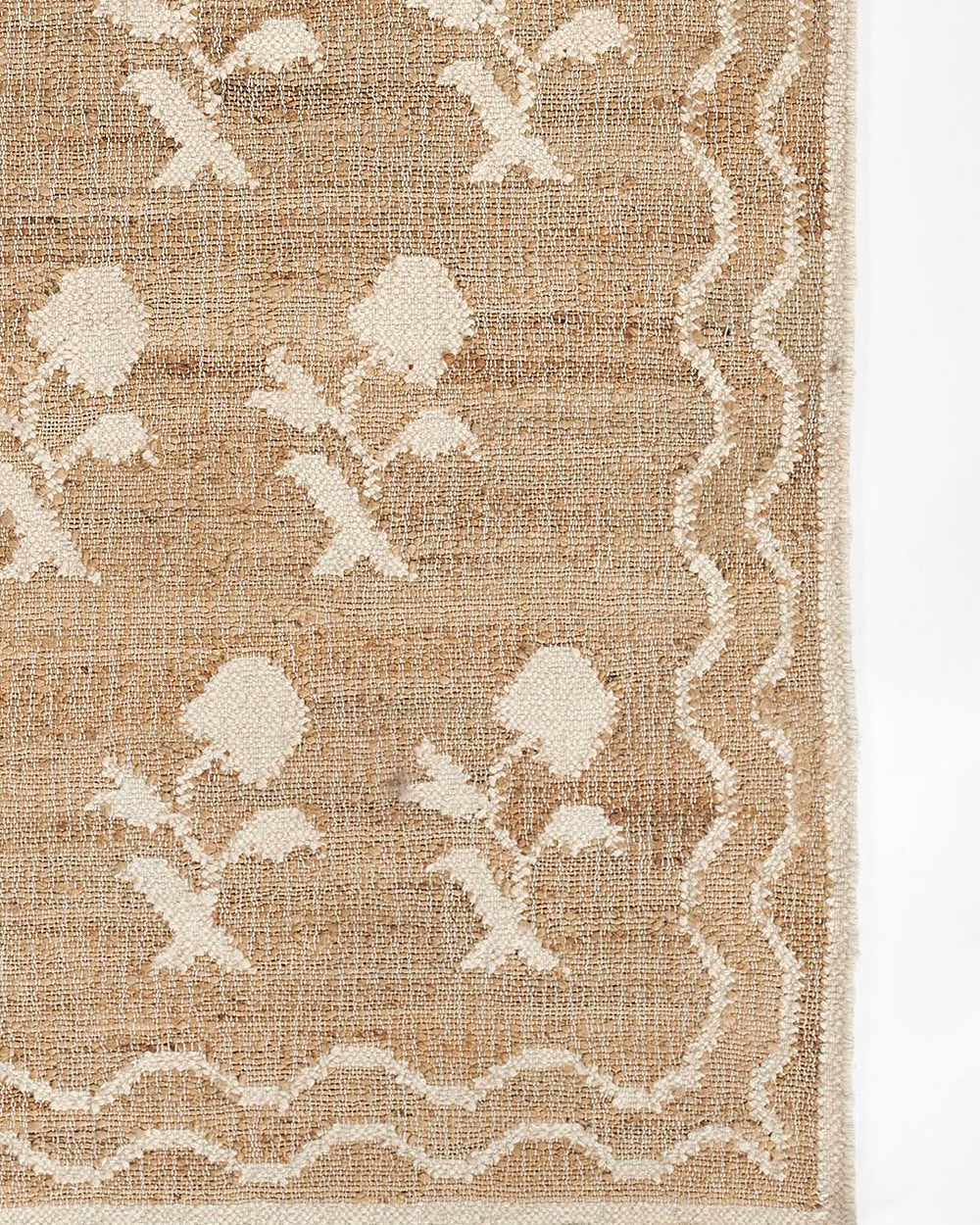 Orchard Block Print Hand Woven Jute Rug RUGS - jute Momeni