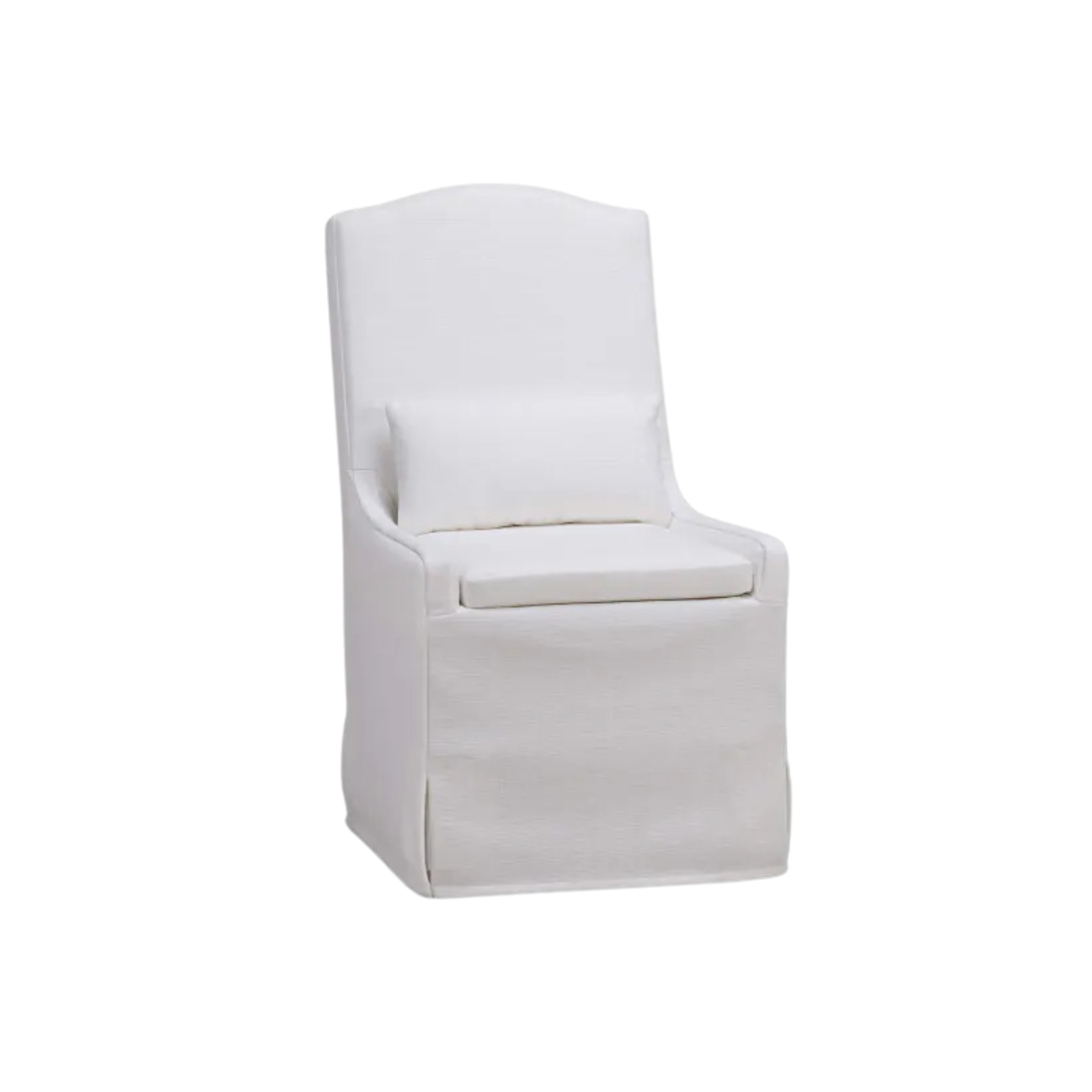 Sharron Slipcovered Dining Chair 3 - FURNITURE - chair Bramble White