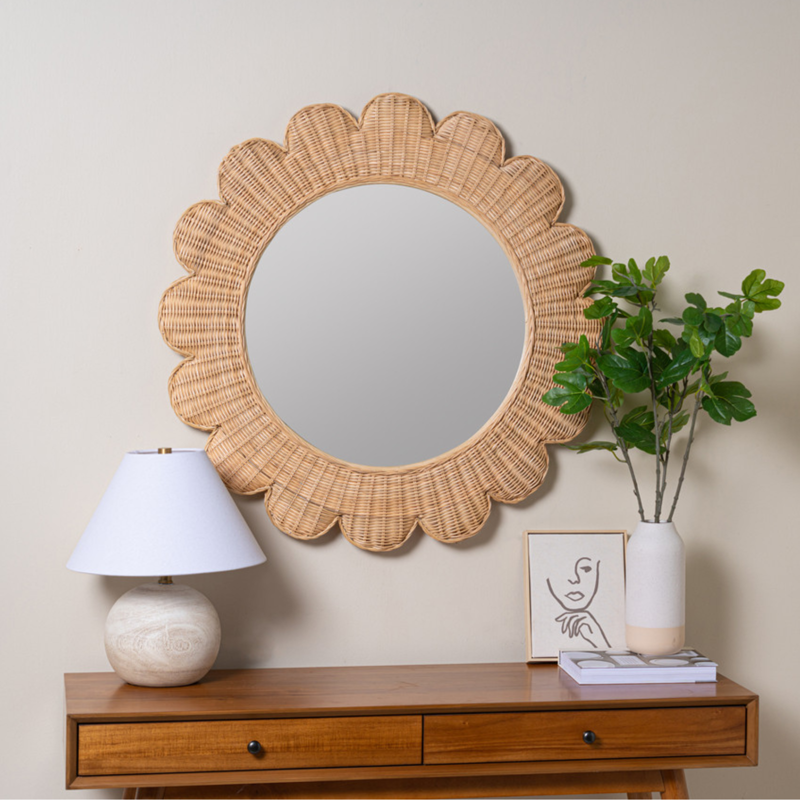 Zoey Wall Mirror - Rug & Weave