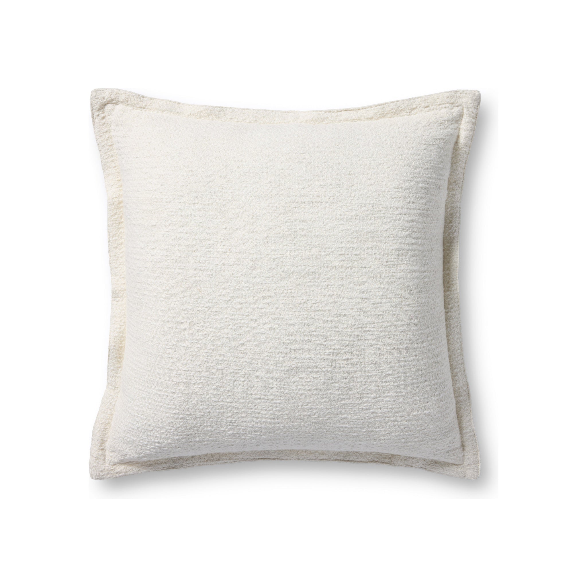 Chris Loves Julia x Loloi Morris Pillow Throw Pillows Loloi White 22x22 Cover Only