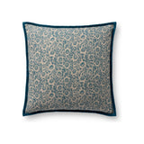 Loloi Lily Mae Pillow Throw Pillows Loloi Blue 18x18 Cover Only