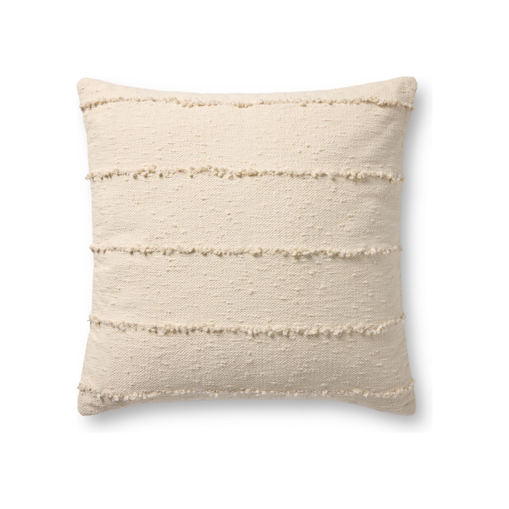 Loloi Boone Pillow Throw Pillows Loloi Ivory 26x26 Cover Only