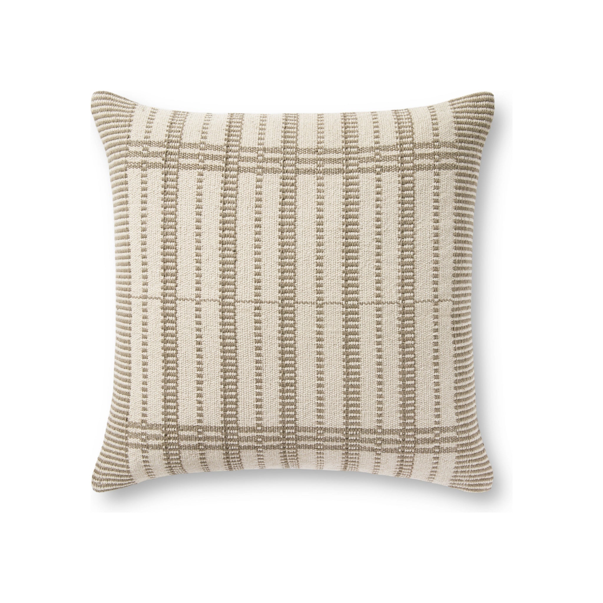 Magnolia Home by Joanna Gaines x Loloi Marion Pillow Throw Pillows Loloi Sage / Beige 22" x 22" Cover Only