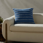 Magnolia Home by Joanna Gaines x Loloi Landry Blue / Natural Pillow Throw Pillows Loloi