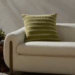 Magnolia Home by Joanna Gaines x Loloi Landry Green / Natural Pillow Throw Pillows Loloi