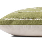 Magnolia Home by Joanna Gaines x Loloi Landry Green / Natural Pillow Throw Pillows Loloi