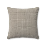 Amber Lewis x Loloi Navarro Pillow Throw Pillows Loloi Grey 22x22 with Down Insert