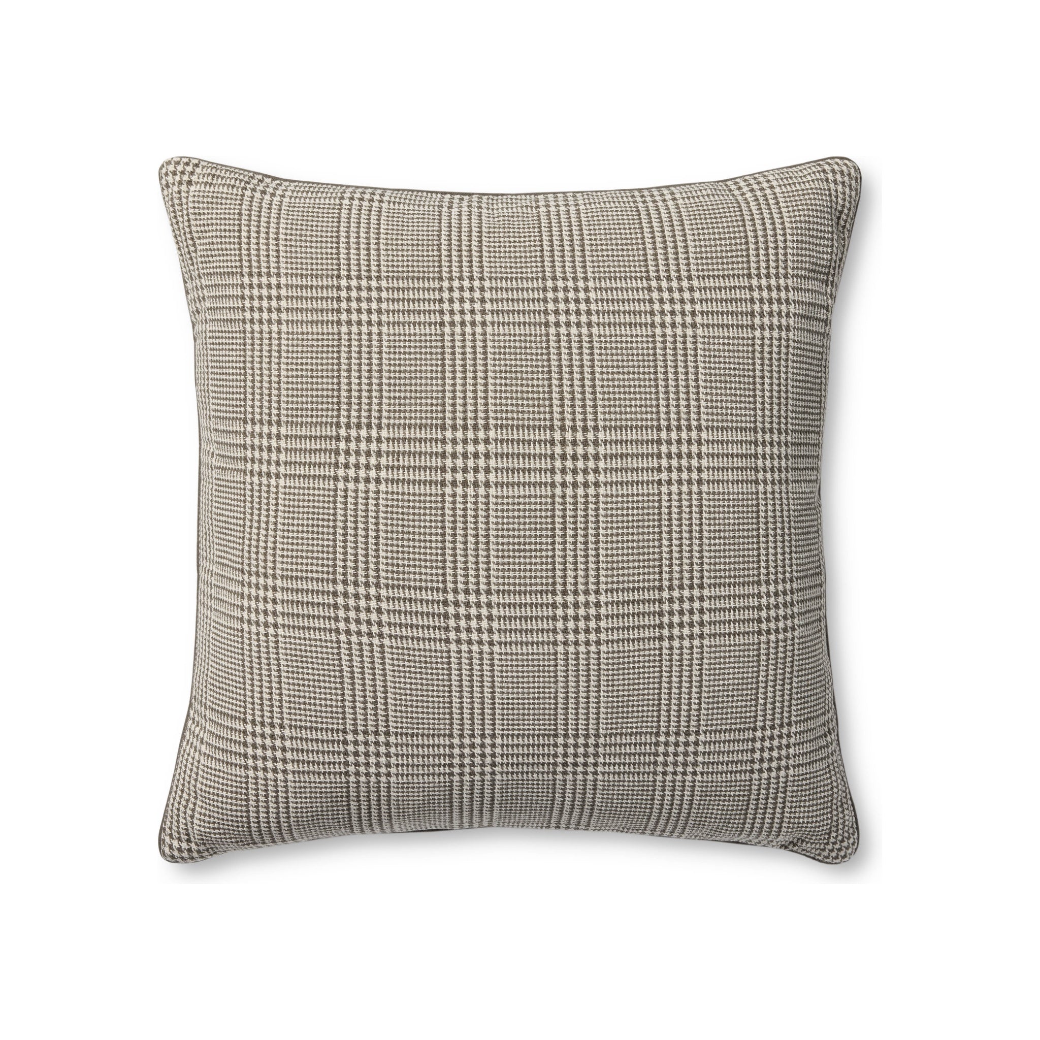 Amber Lewis x Loloi Navarro Pillow Throw Pillows Loloi Grey 22x22 with Down Insert