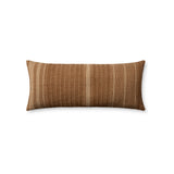 Amber Lewis x Loloi Blair Pillow Throw Pillows Loloi Brown 13x35 Cover Only