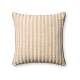 Amber Lewis x Loloi Callahan Pillow Throw Pillows Loloi Natural / Amber 24" x 24" Cover Only