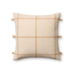 Amber Lewis x Loloi Lainey Pillow Throw Pillows Loloi Natural / Amber 24" x 24" Cover Only