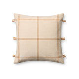 Amber Lewis x Loloi Lainey Pillow Throw Pillows Loloi Natural / Amber 24" x 24" Cover Only