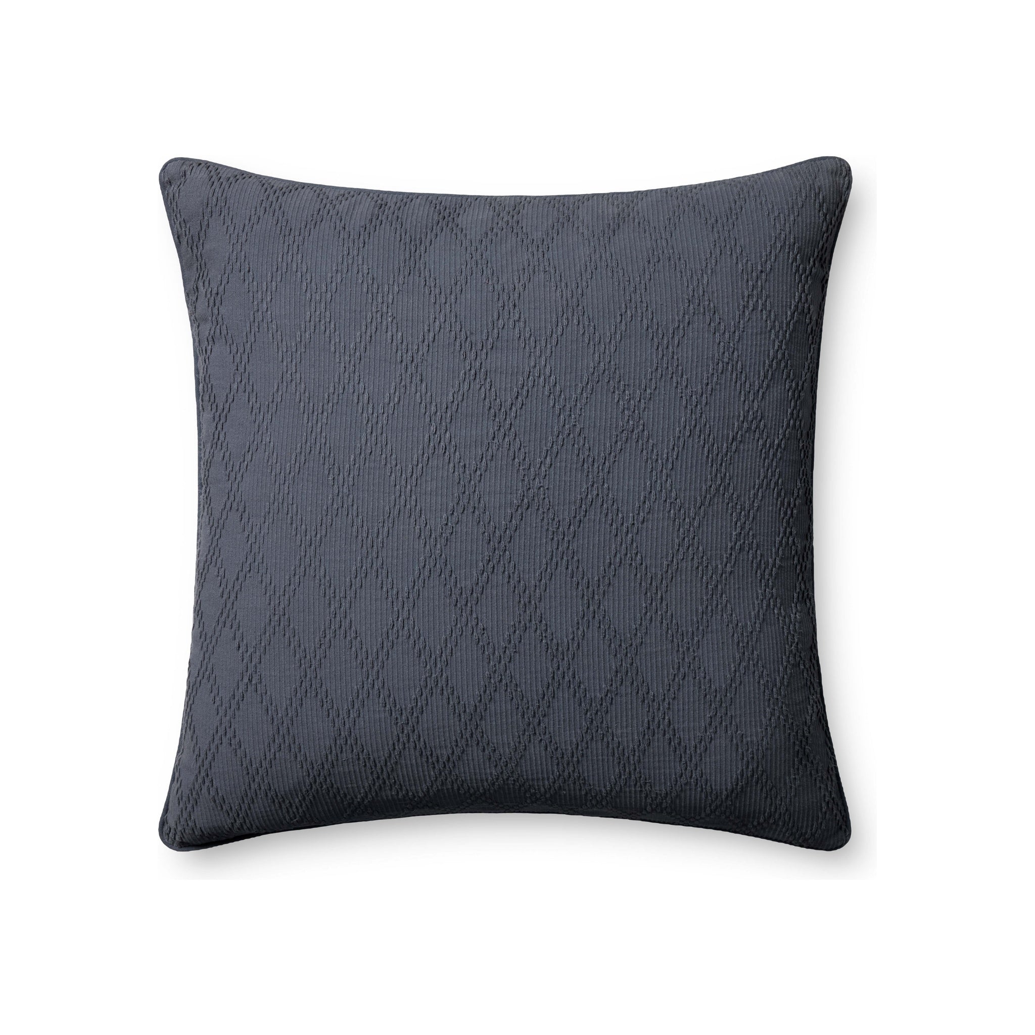 Chris Loves Julia x Loloi Cary Pillow Throw Pillows Loloi Blue 26x26 Cover Only
